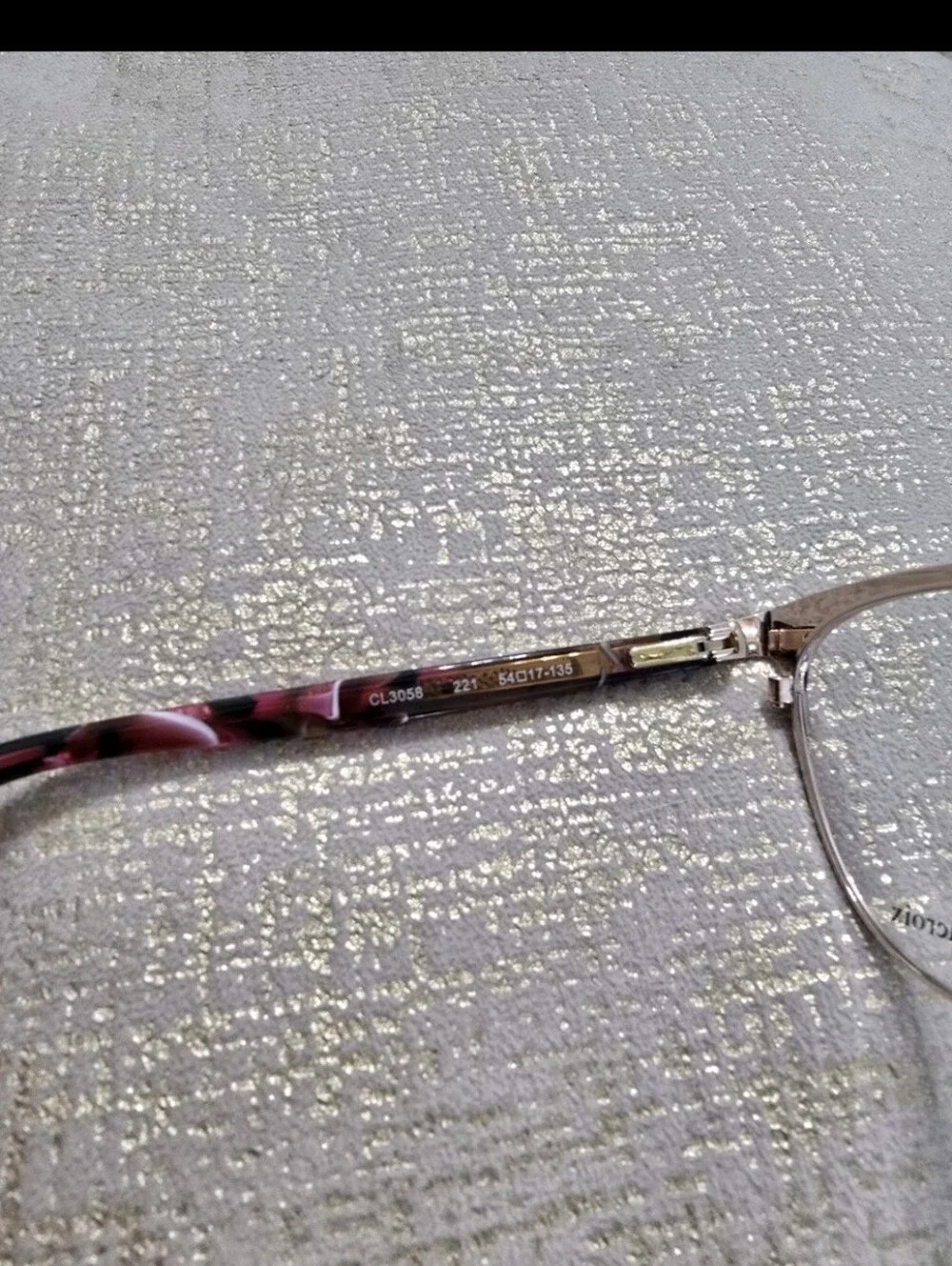 New Christian Lacroix CL3058 Eyeglasses Cateye Floral Tulipe Frame 54-17-135